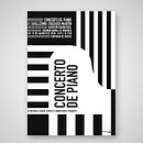 Concierto de piano. Design editorial, e Design gráfico projeto de Gonzalo Ballesteros - 01.08.2016