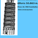 TORRE DE PISA. Een project van  Infographics van sarariosbroullon - 01.12.2017
