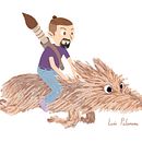 Autorretrato. Un proyecto de Ilustración tradicional de León Palomares Pérez - 01.06.2017