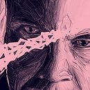 Retrato para banda de Rock: Diamante Eléctrico (SERIGRAFÍA). Traditional illustration project by Alejandro GirOs - 12.01.2017