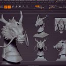 Dragon asiatico . Un projet de 3D, Design  , et Conception de personnages de Carlos Villarreal - 06.12.2017