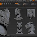 Dragon Robusto. Un projet de 3D, Animation de personnages , et Conception de personnages de Carlos Villarreal - 07.12.2017