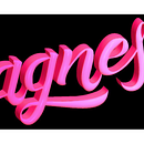 Agnes. Calligraph, Lettering, T, and pograph project by Malú Bode Hernández - 12.15.2017