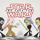 PaperMade - Last Jedi poster. Un proyecto de Diseño de Luis Espinoza Orellana - 16.12.2017