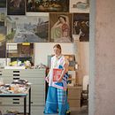     Compré postales de David Hockney. Un projet de Direction artistique , et Photographie de Lucia GR - 19.12.2017