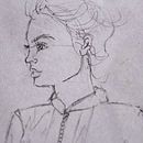 Fashion Sketch. Een project van  Beeldende kunst,  Ontwerp y Traditionele illustratie van Diana De Queiros - 24.12.2017