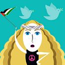Ahed Tamimi Ein Projekt aus dem Bereich Traditionelle Illustration und Vektorillustration von nida - 28.12.2017