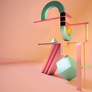 Totem (Introducción exprés al 3D: de cero a render con Cinema 4D) . 3D și Arhitectură de interior de Feskie Rodríguez - 12.30.2017