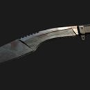 Kukri low poly. Een project van 3D van Sergio Perez Lopez - 08.01.2018