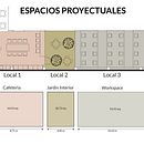 | ILUMINACIÓN DE OFICINAS | Propuesta de iluminación del interior de  de la nave a través del programa DIALUX.  Objectivo: proponer una iluminación adecuada para un entorno de oficinas, con un mínimo de 500 lux, únicamente con la luminaria seleccionada.. Een project van Lichtontwerp e Interieurontwerp van Milena Clausi - 09.01.2018
