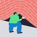 Fake walls. . % Guille Manchado tarafından hazırlanan Geleneksel illüstras, Ve on projesi - 01.11.2018