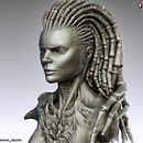 Queen Of Blades. Fan Art 3d Modeling.. Un proyecto de 3D de Boris Ros - 11.01.2018