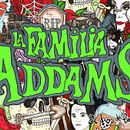Merchandising oficial de La Familia Adams una comedia musical . Un proyecto de Dirección de arte, Diseño de producto e Ilustración tradicional de Javier Navarro Romero - 19.01.2018