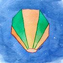 Cielo nocturno: Técnicas modernas de Acuarela. Un proyecto de Ilustración tradicional de Claudia Molina - 20.01.2018