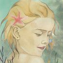  La pequeña sirena . Ilustrație tradițională de Susana Fuertes - 01.24.2018