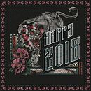 Happy Dog Year 2018 Ein Projekt aus dem Bereich Design, Musterdesign, Traditionelle Illustration, Vektorillustration, Lettering, T und pografie von dreiikoo - 15.01.2018