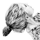 Alba. Bolígrafo BIC negro. Un proyecto de Bellas Artes e Ilustración tradicional de Elena Struch - 30.01.2018
