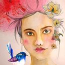 Proyecto Final - Retrato en Acuarela. Un proyecto de Ilustración tradicional de Ana Carolina Uriarte - 01.02.2018