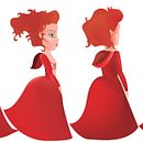 Diseño de Personajes Caperucita Roja. Character Design project by Amanda Peur - 02.05.2018