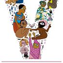 Viva la Victoria 2018. Ilustração tradicional projeto de p.nitas - 08.10.2017