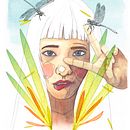 Mi Proyecto del curso: Retrato ilustrado en acuarela. Traditional illustration, Painting, and Photo Retouching project by Clara Penín - 02.14.2018
