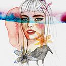 Mi Proyecto del curso: Retrato ilustrado en acuarela con Ana Santos. Un projet de Illustration traditionnelle de Leyre Leon - 17.02.2018