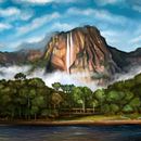 Roraima-Venezuela.. Traditional illustration project by Amanda Peur - 02.18.2018