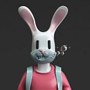 Conejo flowers. 3D, Direção de arte, Design de personagens e Ilustração tradicional projeto de Nick Duque - 19.02.2018