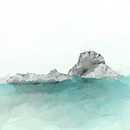 Es Vedra Island Illustration. Un proyecto de Diseño, Ilustración tradicional, Marketing y Pintura de Adrian M B - 20.02.2018