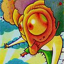 MONIGOTES, 2005-2006, lapices de colores.. Street Art, Fine Arts, Collage, Comic, and Traditional illustration project by Sergiote artworks - 02.20.2018