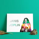 Janis Joplin. Een project van  Ontwerp y Grafisch ontwerp van Mario Figueredo Martín - 22.02.2018