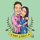 ENAMORADOS. Een project van Traditionele illustratie van richardescalona - 14.02.2018