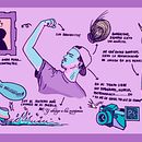 Busto de las curiosidades- Amigo invisible Ein Projekt aus dem Bereich Traditionelle Illustration von Minerva López Herrero - 25.02.2018