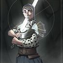 -LADY BRIGHTNESS-. Comic, Character Design, Traditional illustration, and Painting project by Juan David Muñoz Rico - 03.02.2018