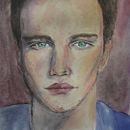 Jonathan Rhys Meyers. Projekt z dziedziny  Sztuki piękne,  Kino, Trad, c i jna ilustracja użytkownika Marina Romero Velasco - 04.03.2018