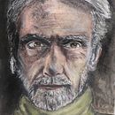 Jeremy Irons. Projekt z dziedziny  Sztuki piękne,  Kino, Trad, c i jna ilustracja użytkownika Marina Romero Velasco - 04.03.2018