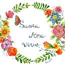 Mi Proyecto del curso: Rosetón de flores . % Rosa Calderón tarafından hazırlanan Geleneksel illüstras, Ve on projesi - 03.07.2018