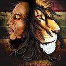 Lion Marley. Design, Design gráfico, Ilustração tradicional, Ilustração vetorial, e Multimídia projeto de tinn9212 - 09.03.2018