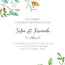 Invitación Boda. Design, and Traditional illustration project by Natalia Zeiguer - 03.28.2018