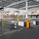 Diseño mobiliario comercial para centro bricolaje. 3D, Arquitetura, e Design e fabricação de móveis projeto de alxqsada - 09.11.2016