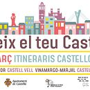Cartel Itineraris Castelló Educa. Un proyecto de Diseño gráfico, Ilustración tradicional e Ilustración vectorial de Enric Redón - 05.04.2018