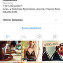 Mi Proyecto del curso: Estudio Juana - Clases de Moldería para el desarrollo de Ropa Interior. Design projeto de Antonella Olivetto - 07.04.2018