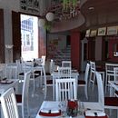 Interior de pequeño restaurante. Cuba.. Un projet de 3D, Architecture , et Architecture d'intérieur de José A. Blanco - 09.04.2018