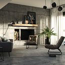 Casa en Cañuelas - Renders diurnos. Un proyecto de 3D, Arquitectura, Arquitectura interior e Infografía de Miquel Genovart Cifre - 01.03.2018