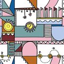 Mi proyecto del curso: Diseño de estampados textiles. Un proyecto de Diseño, Diseño de complementos, Pattern Design, Diseño de producto, Diseño de vestuario, Diseño gráfico, Ilustración tradicional, Ilustración vectorial, Pintura y Retoque fotográfico de Elena Struch - 18.04.2018
