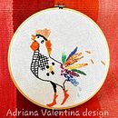 Mi Proyecto del curso: Técnicas de bordado: ilustrando con hilo y aguja. Arts, Crafts, and Design project by Adriana Valentina Mariaca Rodriguez - 04.23.2018