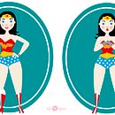 Proceso creación Wonder Woman Flat Design. Un projet de Conception de personnages de Eva Jardi - 24.04.2018
