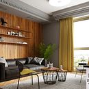 Render. 3D, Arquitetura, Arquitetura de interiores, Design, e Design de interiores projeto de Gocha Elmio - 26.02.2018