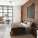 Bedroom. 3D, Arquitetura, Arquitetura de interiores, Design, e Design de interiores projeto de Gocha Elmio - 13.04.2018