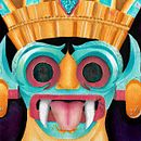 Tlaloc, ilustración tradicional con acuarela.. Projekt z dziedziny Trad, c i jna ilustracja użytkownika Aldo Alfredo Yañez Lagunas - 03.05.2018